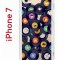 Чехол-накладка iPhone 7/8/SE (2020) Kruche Print Виниловые пластинки
