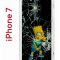 Чехол-накладка iPhone 7 Kruche Print Барт Симпсон