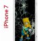 Чехол-накладка iPhone 7 Kruche Print Барт Симпсон