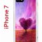 Чехол-накладка iPhone 7/8/SE (2020) Kruche Print Pink heart