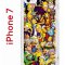 Чехол-накладка iPhone 7/8/SE (2020) Kruche Print Симпсоны