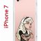 Чехол-накладка iPhone 7/8/SE (2020) Kruche Print Tattoo Girl