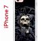 Чехол-накладка iPhone 7/8/SE (2020) Kruche Print Skull Hands