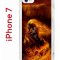 Чехол-накладка iPhone 7/8/SE (2020) Kruche Print Конь огонь