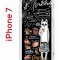 Чехол-накладка Apple iPhone 7 (580667) Kruche PRINT Кот Сочи