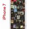 Чехол-накладка Apple iPhone 7 (580667) Kruche PRINT Плейлисты