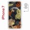 Чехол-накладка iPhone 7/8/SE (2020)/SE (2022) Kruche Magnet Print Ягоды и Цветы