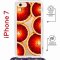 Чехол-накладка iPhone 7/8/SE (2020)/SE (2022) Kruche Magrope Print Orange