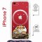 Чехол-накладка Apple iPhone 7 (598922) Kruche PRINT тигр первый снег