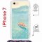 Чехол-накладка iPhone 7/8/SE (2020) Kruche Magrope Print озеро цветов