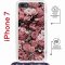 Чехол-накладка iPhone 7/8/SE (2020)/SE (2022) Kruche Magrope Print цветы