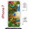 Чехол-накладка iPhone 7/8/SE (2020) Kruche Magrope Print Водопад