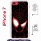 Чехол-накладка Apple iPhone 7 (598922) Kruche PRINT Человек-Паук черный