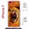 Чехол-накладка iPhone 7/8/SE (2020)/SE (2022) Kruche Magrope Print Лев