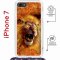 Чехол-накладка iPhone 7/8/SE (2020)/SE (2022) Kruche Magrope Print Лев