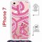 Чехол-накладка iPhone 7/8/SE (2020)/SE (2022) Kruche Magrope Print Розовая Пантера