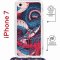 Чехол-накладка Apple iPhone 7 (598922) Kruche PRINT Японская змея