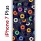 Чехол-накладка iPhone 7 Plus/8 Plus Kruche Print Виниловые пластинки