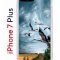 Чехол-накладка iPhone 7 Plus/8 Plus Kruche Print Журавли