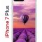 Чехол-накладка iPhone 7 Plus/8 Plus Kruche Print Лавандовый рай