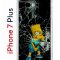 Чехол-накладка iPhone 7 Plus/8 Plus Kruche Print Барт Симпсон