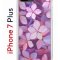 Чехол-накладка iPhone 7 Plus/8 Plus Kruche Print Гортензия