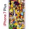 Чехол-накладка iPhone 7 Plus/8 Plus Kruche Print Симпсоны