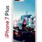 Чехол-накладка iPhone 7 Plus/8 Plus Kruche Print Киберпанк