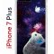 Чехол-накладка Apple iPhone 7 Plus (580664) Kruche PRINT Мотылёк