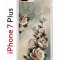 Чехол-накладка iPhone 7 Plus/8 Plus Kruche Print Белая роза