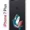 Чехол-накладка iPhone 7 Plus/8 Plus Kruche Print Акула