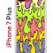 Чехол-накладка iPhone 7 Plus/8 Plus Kruche Print Абстракция Капли