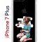 Чехол-накладка iPhone 7 Plus/8 Plus Kruche Print Рисуя любовь