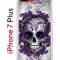 Чехол-накладка iPhone 7 Plus Kruche Print Sugar Skull