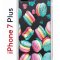 Чехол-накладка iPhone 7 Plus/8 Plus Kruche Print Макарон