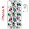Чехол-накладка Apple iPhone X (598892) Kruche PRINT Кроссы Nike Air Max