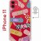 Чехол-накладка iPhone 11 Kruche Magnet Print Милые пластыри