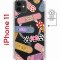 Чехол-накладка iPhone 11 Kruche Magnet Print Милые пластыри