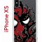 Чехол-накладка iPhone X/XS Kruche Print Spider-Man-Venom