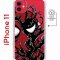Чехол-накладка iPhone 11 Kruche Magnet Print Spider-Man-Venom