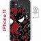 Чехол-накладка iPhone 11 Kruche Magnet Print Spider-Man-Venom