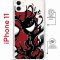 Чехол-накладка Apple iPhone 11 (598920) Kruche PRINT Spider-Man-Venom