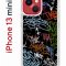 Чехол-накладка Apple iPhone 13 mini (606541) Kruche PRINT Граффити