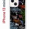 Чехол-накладка Apple iPhone 13 mini (606541) Kruche PRINT Граффити