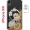 Чехол-накладка iPhone XR Kruche Magnet Print Крафтовые наклейки