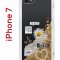 Чехол-накладка Apple iPhone 7 (580667) Kruche PRINT Крафтовые наклейки