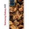 Чехол-накладка Samsung Galaxy A51 (582691) Kruche PRINT Котик с рыбками