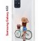 Чехол-накладка Samsung Galaxy A51 Kruche Print Велосипедная прогулка