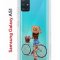 Чехол-накладка Samsung Galaxy A51 Kruche Print Велосипедная прогулка