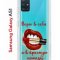 Чехол-накладка Samsung Galaxy A51 Kruche Print Red lipstick